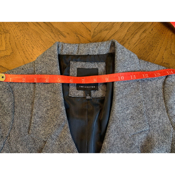 The Limited Womens Blazer Size 0 Grey Wool Blend - Picture 9 of 14